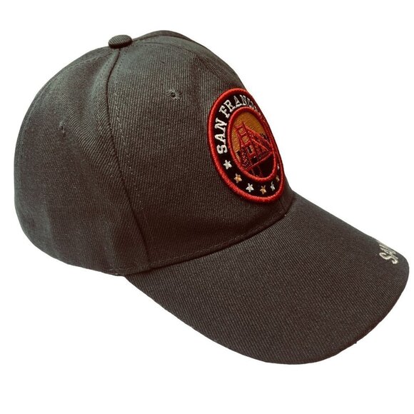 SAN Franciso Baseball Hat Unisex OS Gray Grey Adjustable Embroidered Cap - Picture 1 of 8